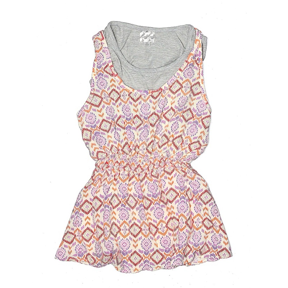 D-signed girls dress with built in tank top
